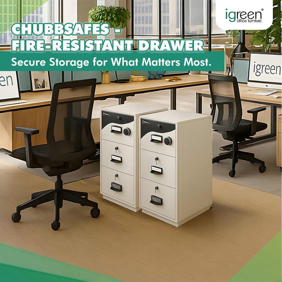 Workstation with Fire Drawer