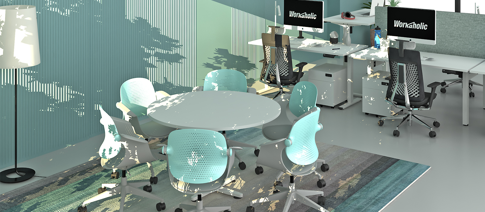 Workaholic™-Hive-Series-round-discussion-area