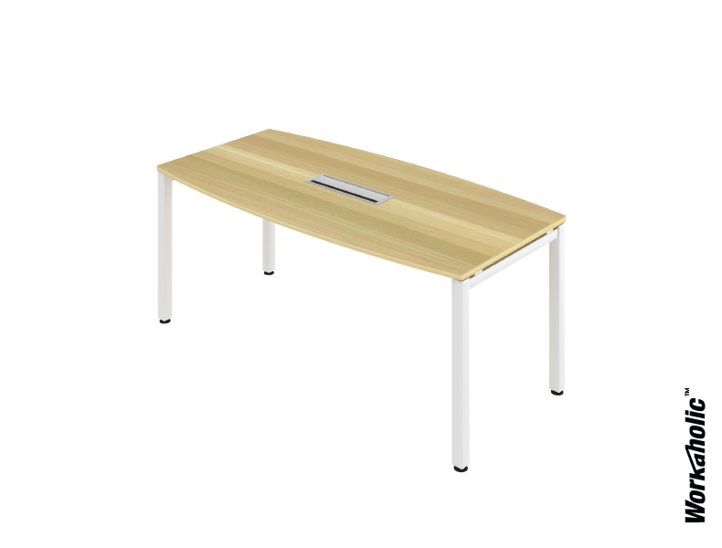Workaholic™-one-series-1800W-boat-meeting-table-maple-oak_white