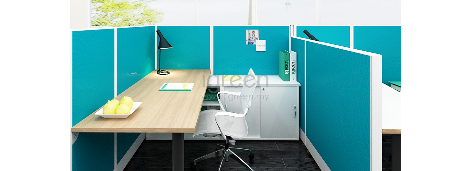 Been® Zen White Decoration Concept Office Table Malaysia