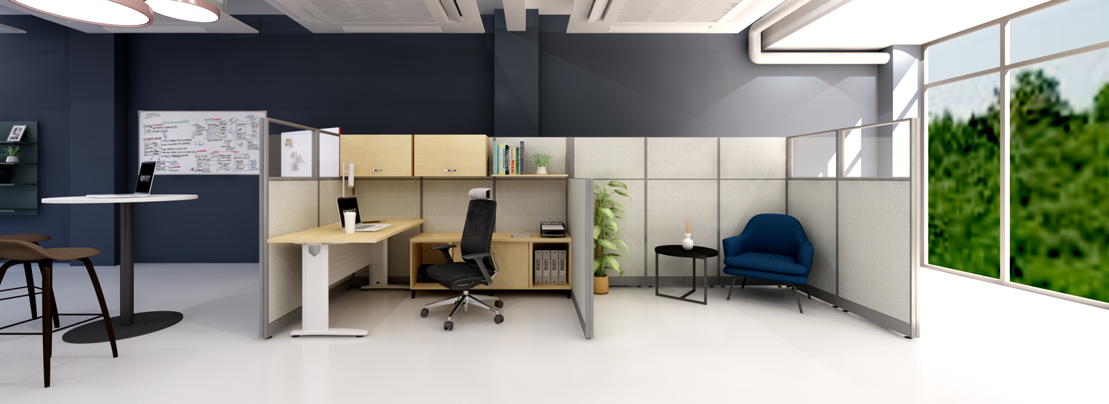 Pentagon Modern Executive Office Room Concept Malaysia
