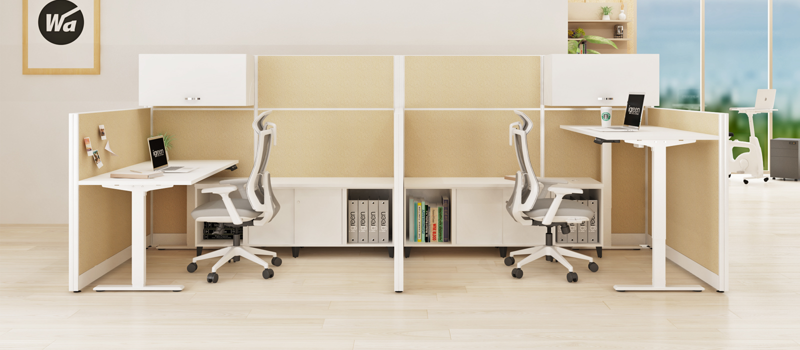 Flexispot-Value-Height-Adjustable-Standing-Desk-EF1_Cubicle