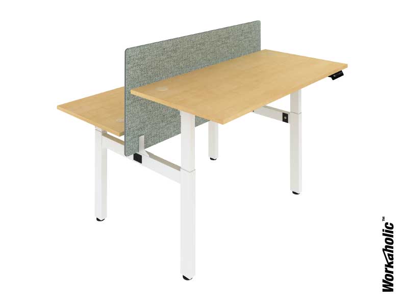 Flexispot-Value-Height-Adjustable-Dual-Bench-EF1-Maple