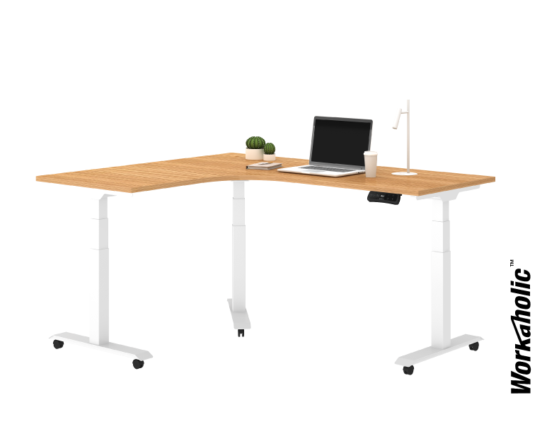 Workaholic™-E7T-Standing-Desk-90º-L-Frame-Standing-Desk-Zen