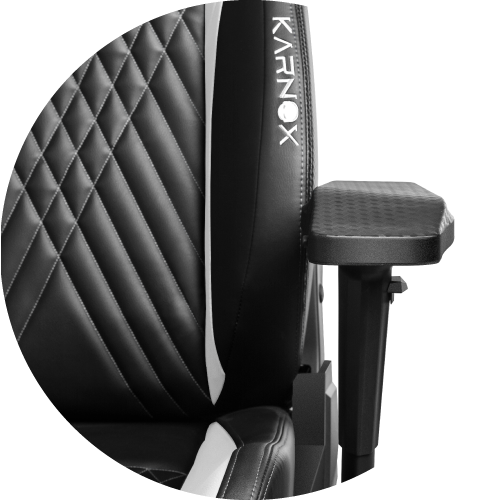 Gladiator-Gaming-Chair-Black&White