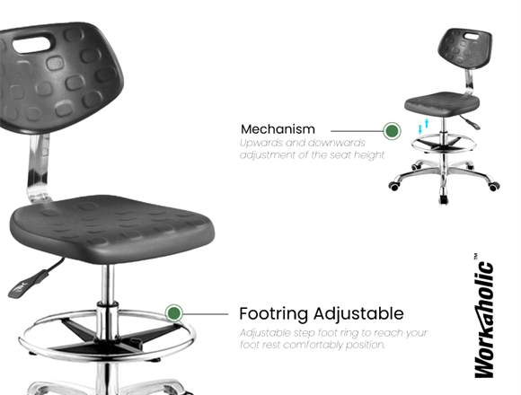 Lab Chairs - Adjustable Ergonomic Lab Seating