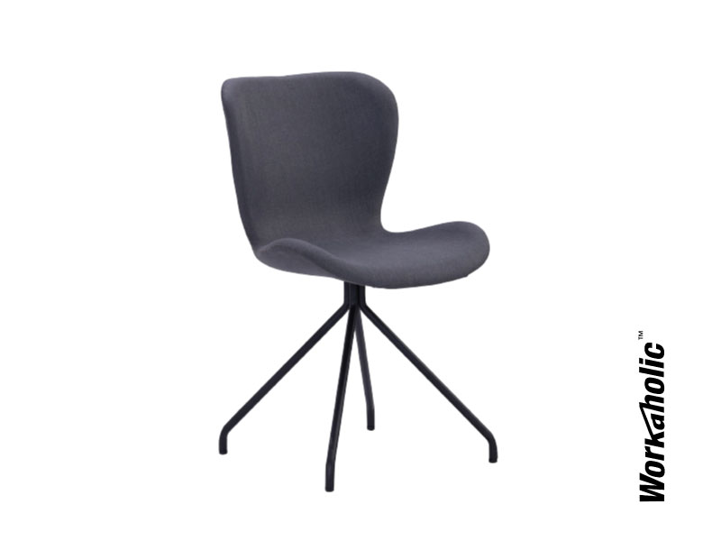 Workaholic™-Ikkou-Side-Seating-Dark-Grey-Slanted-Front-View