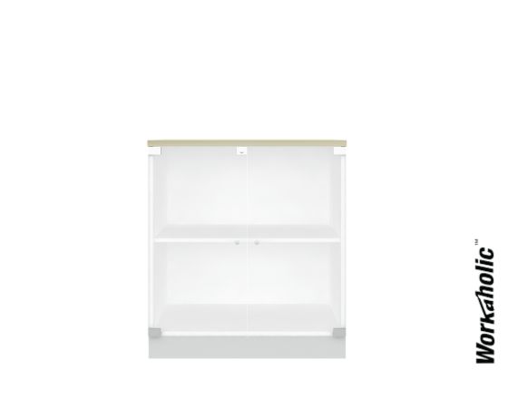 Workaholic™ 910H Low Cabinet Glass Door