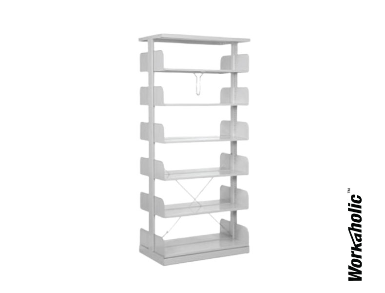 5 levels library shelf Library Shelf Single side & double sided