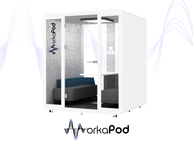 WorkaPod™ L Acoustic Work pod Phone Booth Malaysia (WH)