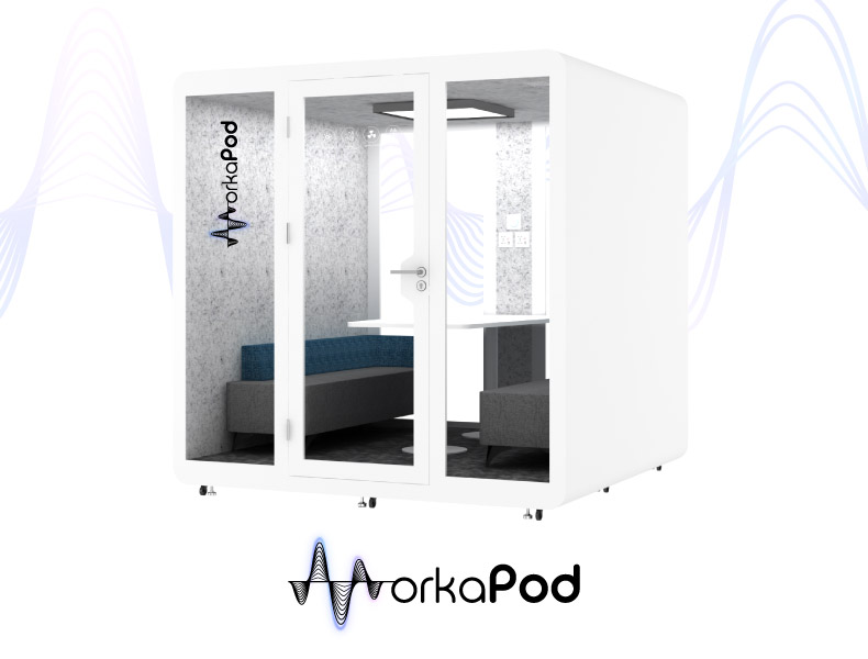 WorkaPod™ XL Acoustic Work pod Phone Booth Malaysia (WH)