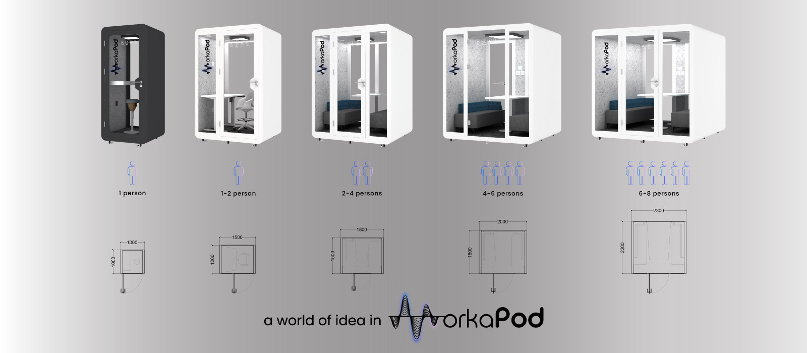 WorkaPod-acoustic-phone-booth-pod-for-private-phone-call,-meeting-interview-space-and-focus-work-size-layout