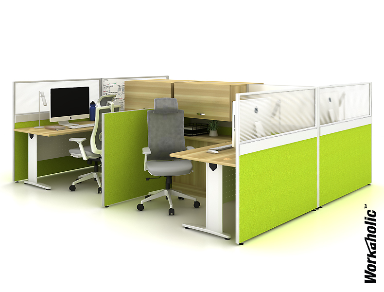 Workaholic™-Grow-series-executive-table-cw-30mm-THK-floor-partition