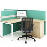 45mm partition-L shape with cabinet_163x163