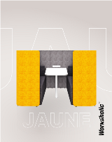 Workaholic™-Jaune-Seating-Booth