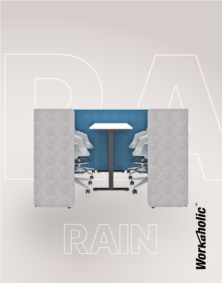 Workaholic™-Rain-Seating-Booth