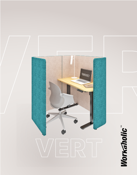 Workaholic™-Vert-Seating-Booth